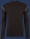 Herren Pullover 011, KoNitH, Anthracite/Ashgrey